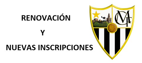 PROCEDIMIENTO DE RENOVACIÓN Y NUEVA INSCRIPCIÓN EN EL  CF CIUDAD DE MORÓN TEMPORADA 2021/2022