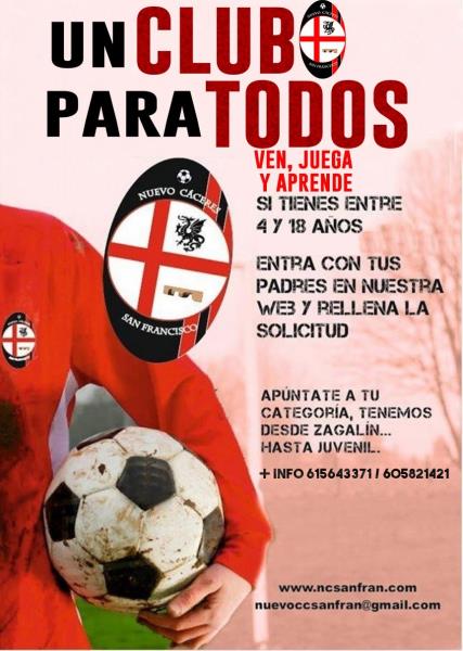 Pruebas de acceso al club.