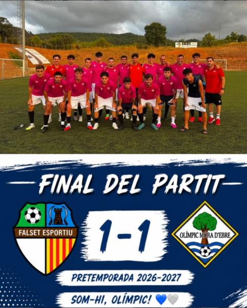 🤍 PARTIT DE PRETEMPORADA | FILIAL 💙