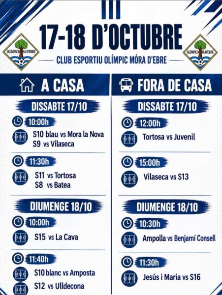 🗓️ 𝗛𝗢𝗥𝗔𝗥𝗜𝗦 𝗗𝗘𝗟𝗦 𝗣𝗔𝗥𝗧𝗜𝗧𝗦 𝗗’𝗔𝗤𝗨𝗘𝗦𝗧 𝗖𝗔𝗣 𝗗𝗘 𝗦𝗘𝗧𝗠𝗔𝗡𝗔