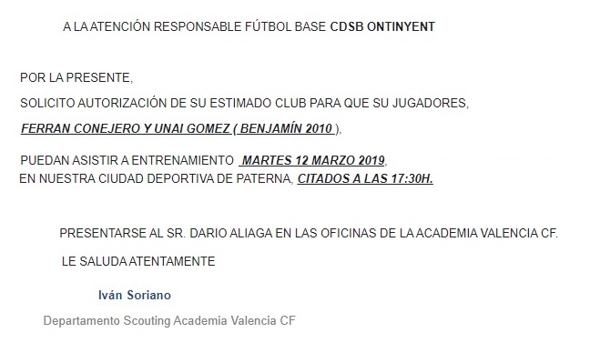Ferran Conejero i Unai Gómez, de nou a Paterna