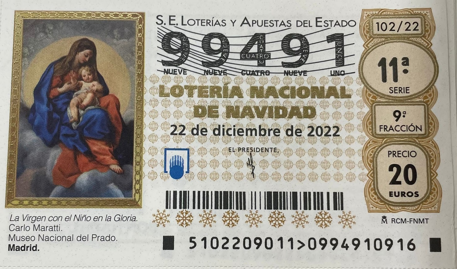 Disponible ja la loteria de Nadal 2022