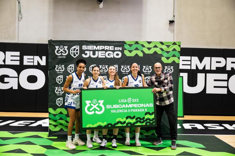 Subcampeonas en la parada 5 del 3x3 en Valencia