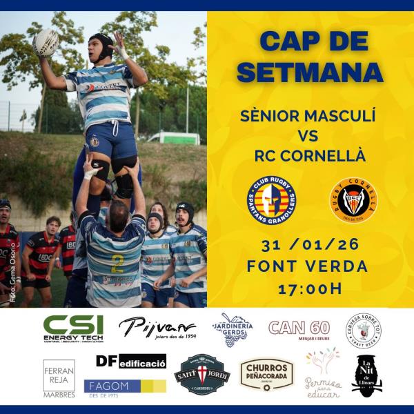 PARTITS DEL CAP DE SETMANA 31 GENER