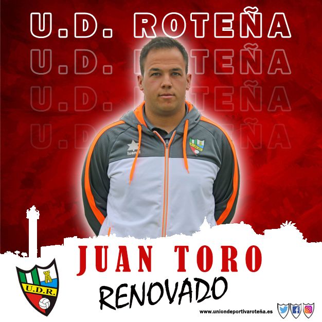 Juan Toro seguirá siendo el entrenador de la UD Roteña la próxima temporada