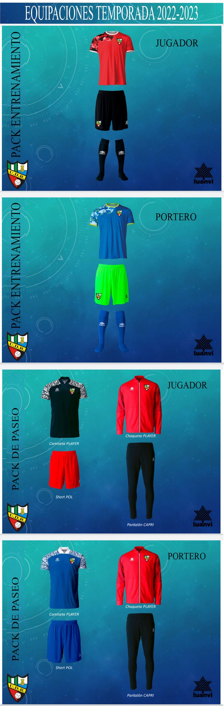 Equipaciones Cantera Rojilla 22/23
