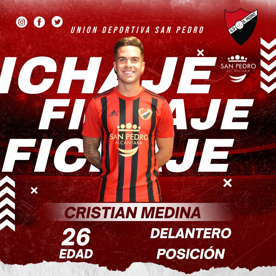 Cristian Medina reforzará la delantera sampedreña