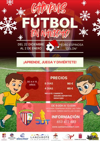 CAMPUS DE FÚTBOL EN NAVIDAD 2025