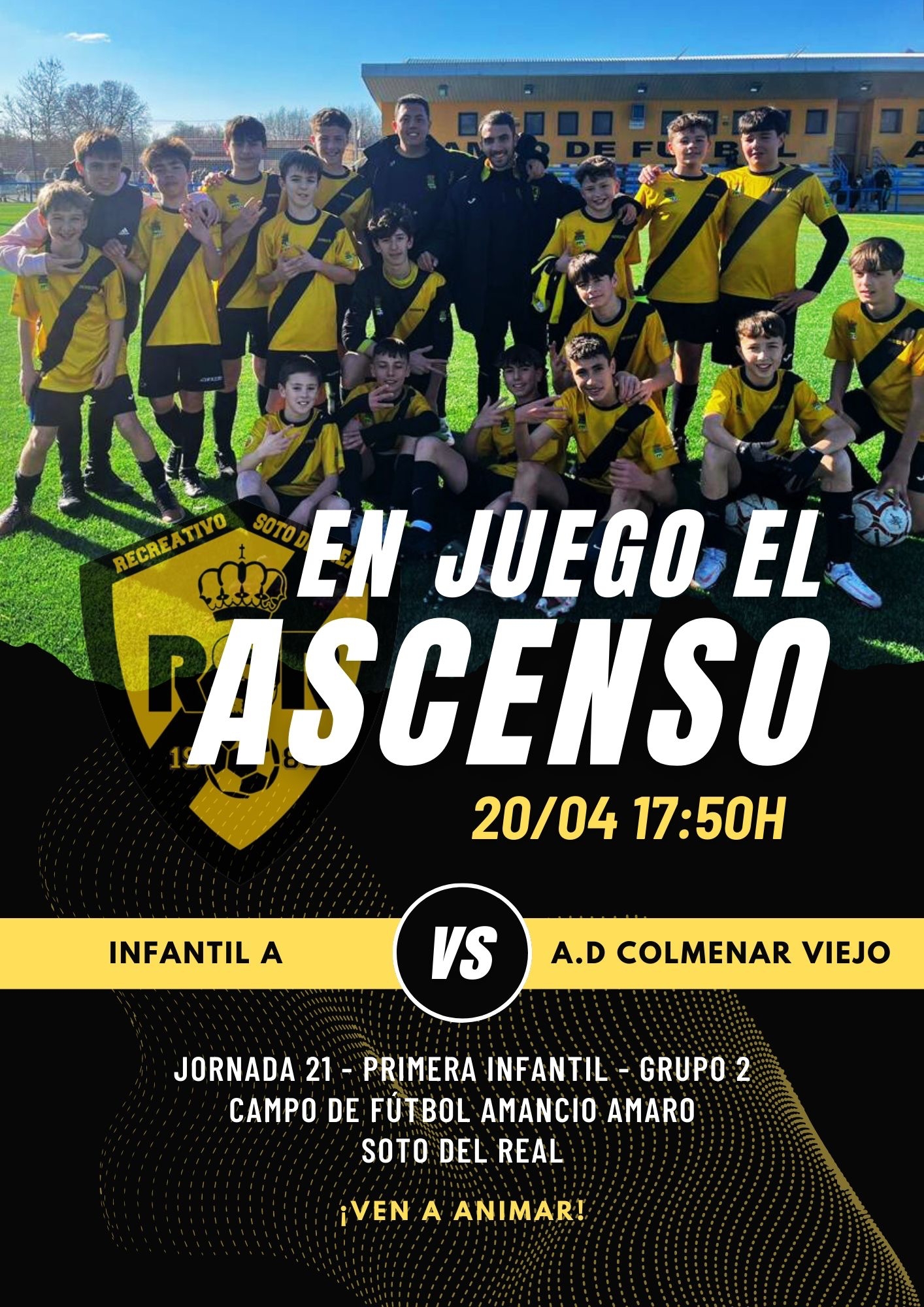 INFANTIL 'A' NECESITAMOS TU APOYO