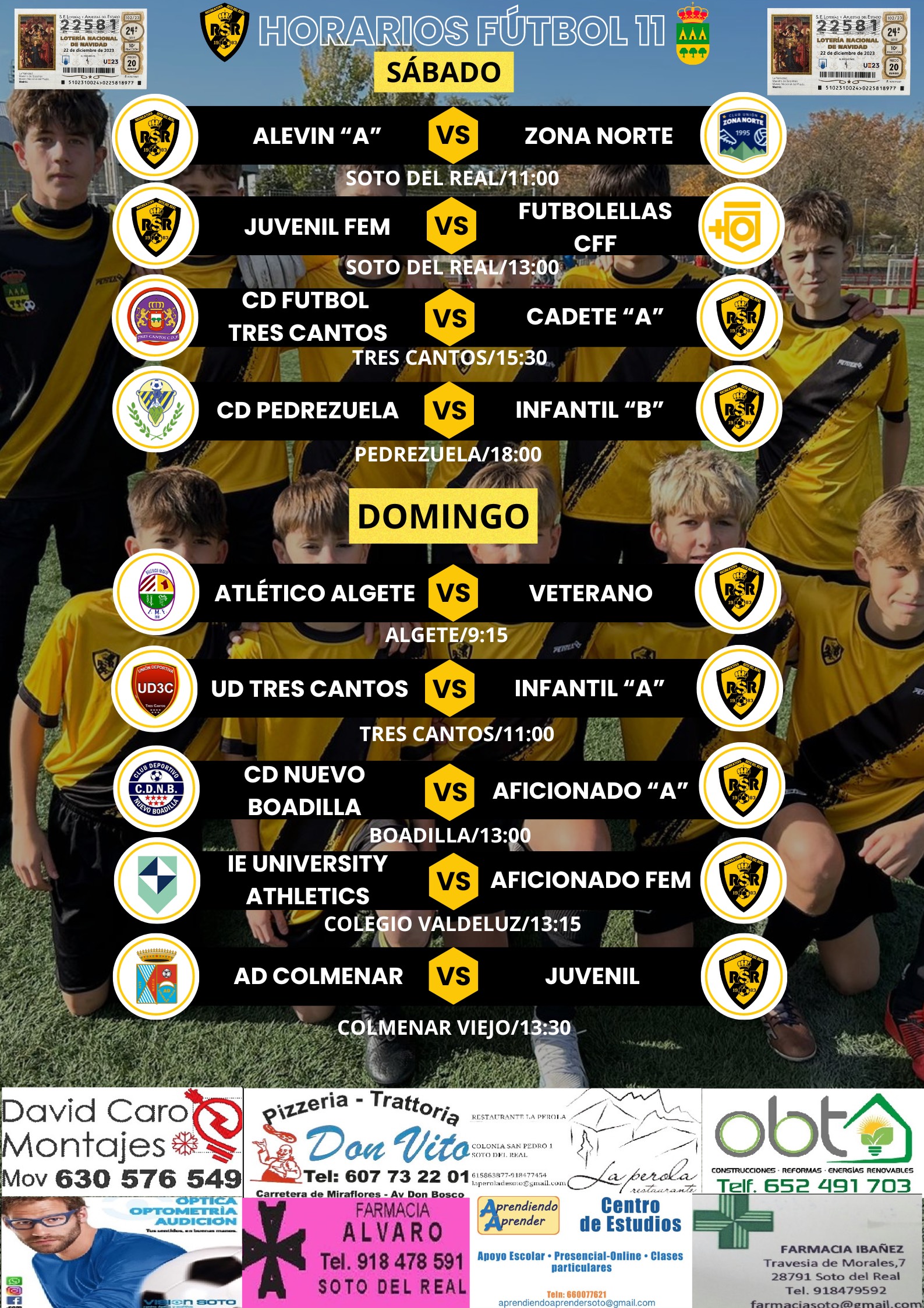 CARTEL SEMANAL F11 02 AL 03 DICIEMBRE 2023-2024