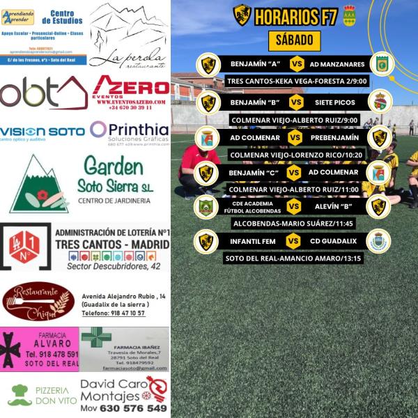 CARTEL SEMANAL F7 - 05 AL 06 ABRIL 2024-2025