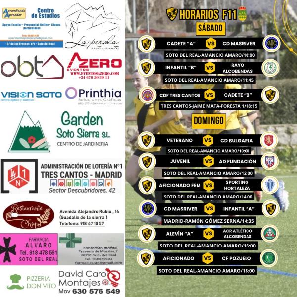 CARTEL SEMANAL F11 - 05 AL 06 ABRIL 2024-2025
