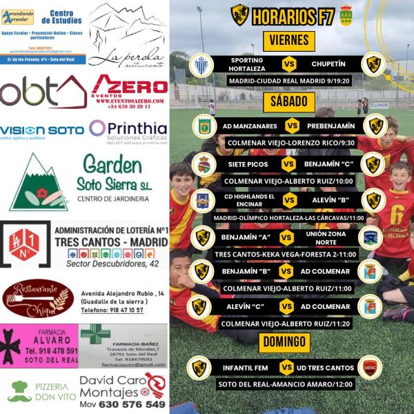 CARTEL SEMANAL F7 - 17 AL 18 MAYO 2024-2025