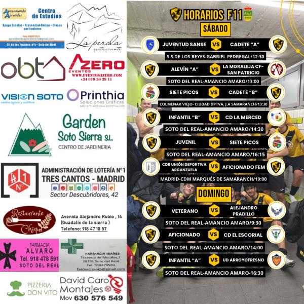 CARTEL SEMANAL F11 - 17 AL 18 MAYO 2024-2025