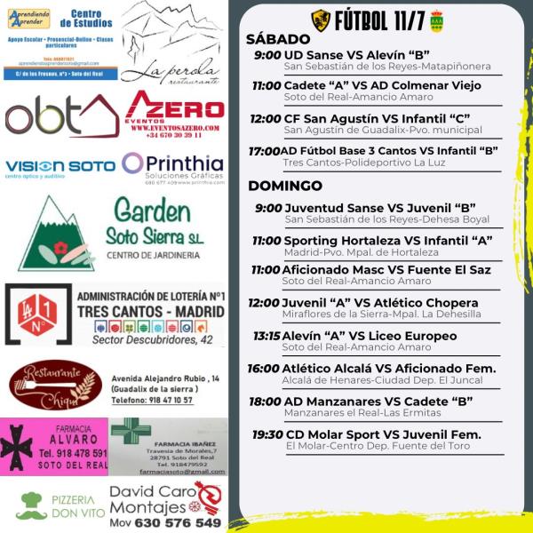 CARTEL SEMANAL F7 Y F11 - 1 AL 2 NOVIEMBRE 2025-2026