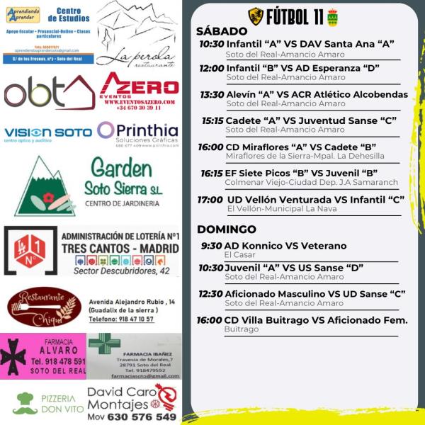 CARTEL SEMANAL F11  20 AL 21 DICIEMBRE 2025-2026