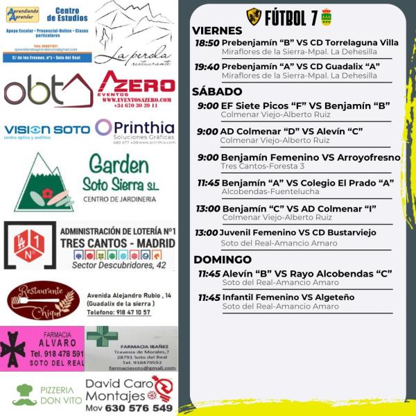 CARTEL SEMANAL F7  17 AL 18 ENERO 2025-2026