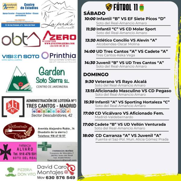 CARTEL SEMANAL F11  17 AL 18 ENERO 2025-2026