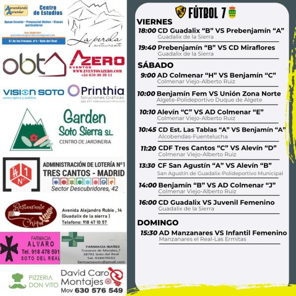 CARTEL SEMANAL F7  24 AL 25 ENERO 2025-2026