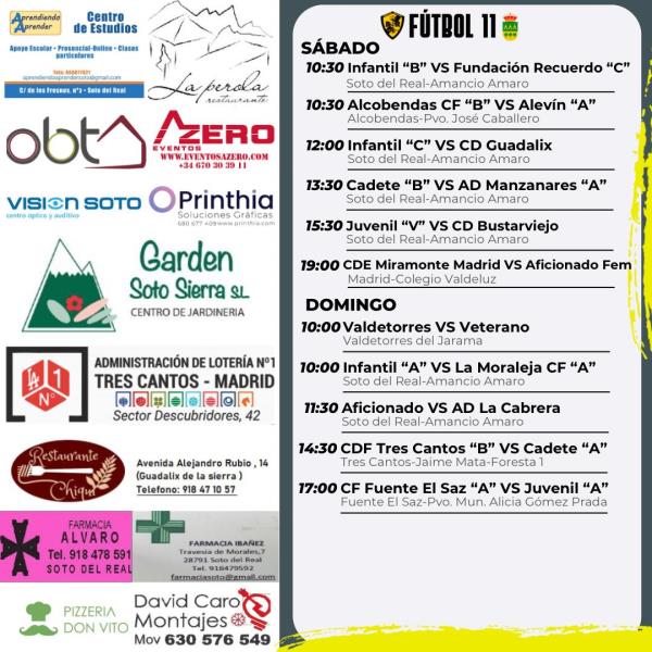 CARTEL SEMANAL F11 - 7 AL 8 FEBRERO 2025-2026