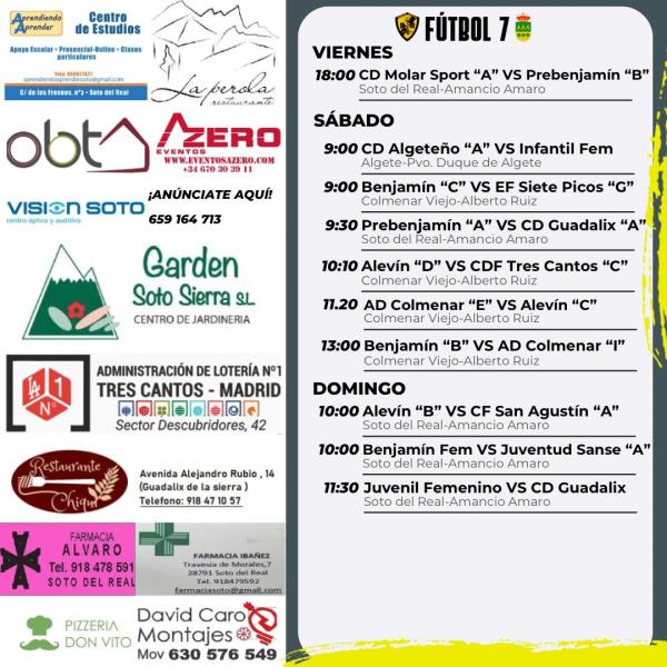CARTEL SEMANAL F7  16 AL 17 MAYO 2025-2026
