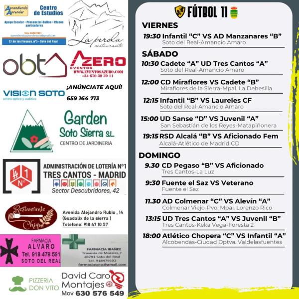 CARTEL SEMANAL F11  16 AL 17 MAYO 2025-2026