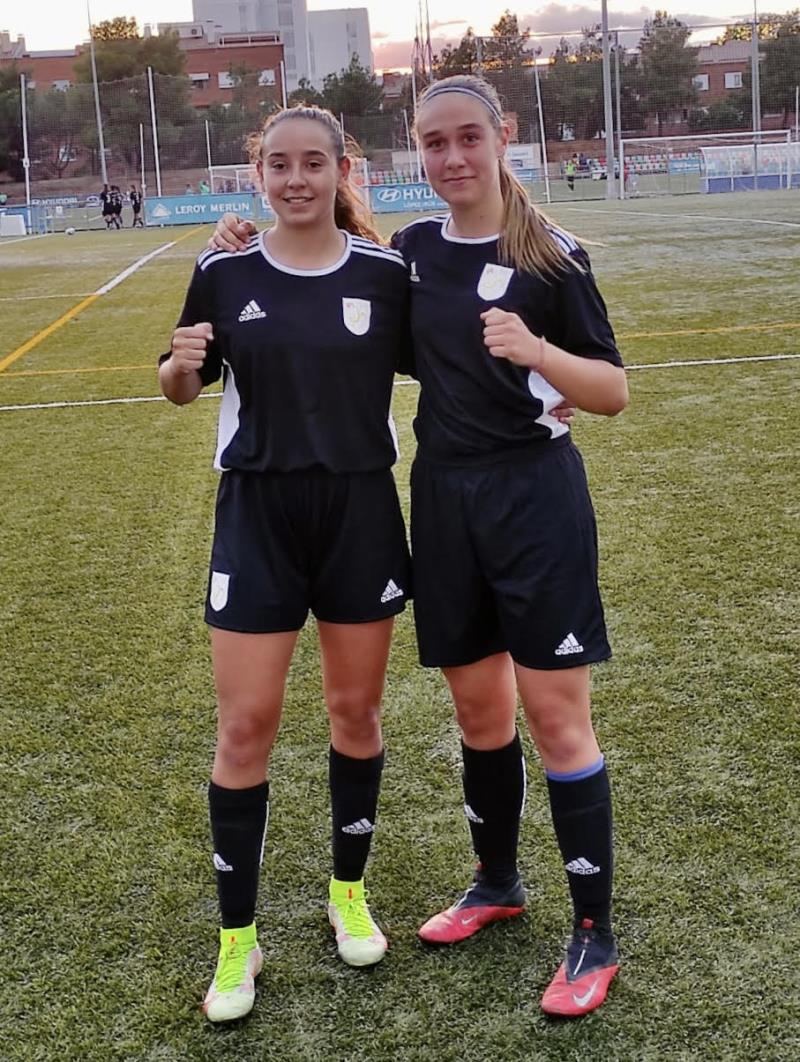 Paula Sànchez i Laia López a la Selecció Catalana