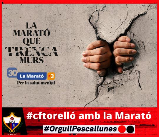 LA MARATÓ DE TV3: En aquesta Marató ens trobem davant d'un mur que cal trencar