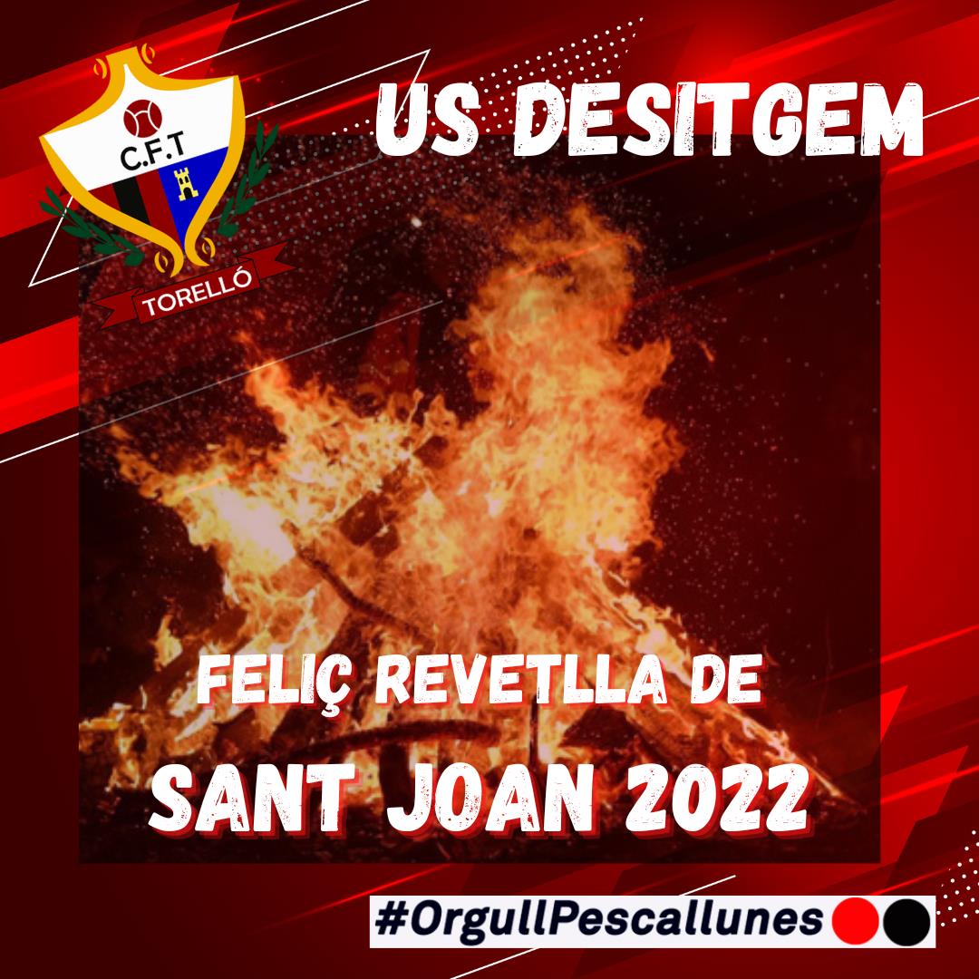 FELIÇ REVETLLA DE SANT JOAN 2022