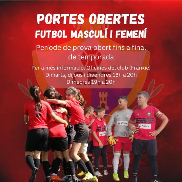 JORNADA DE PORTES OBERTES_FUTBOL FEMENÍ I MASCULÍ