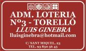 Admin. Loteria Lluis Ginebra