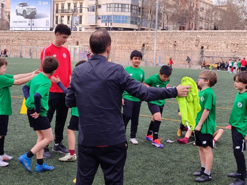 Rubén Soriano. Entrenador Benjamín