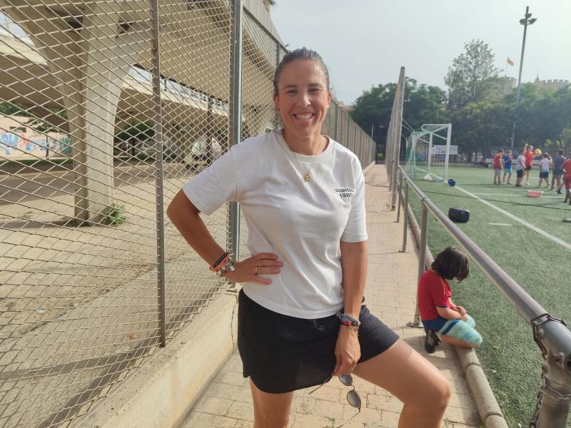 Ana Gómez, entrenadora y coordinadora de fútbol 8