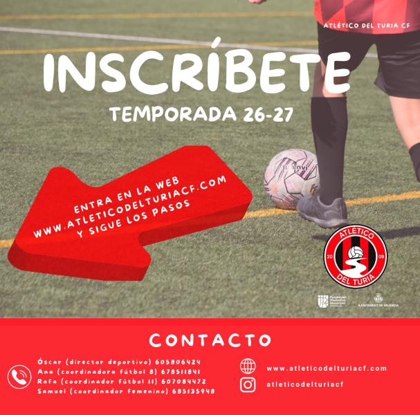 INSCRIPCIONES TEMPORADA 26/27