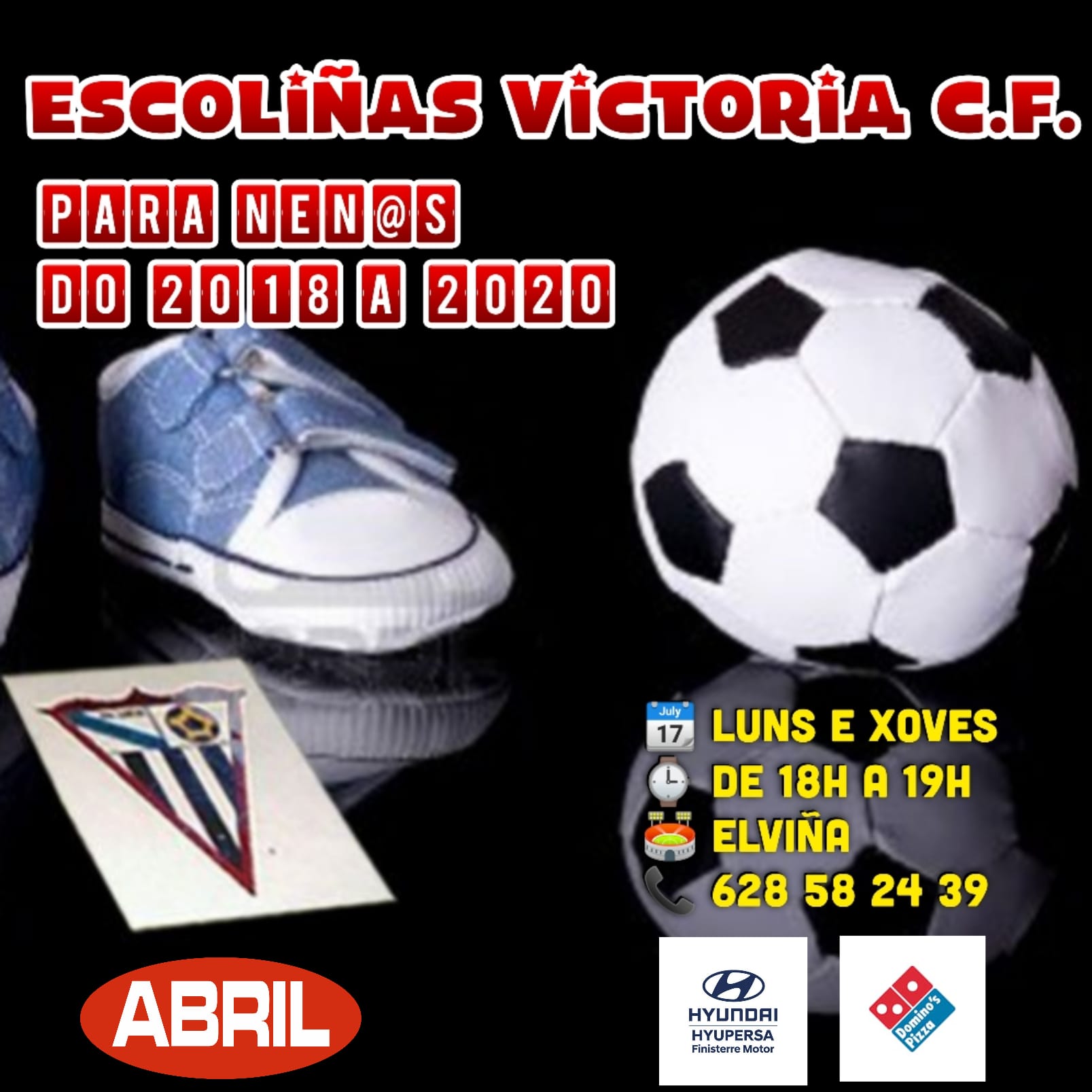 Inscripción Escoliñas Victoria C.F. 