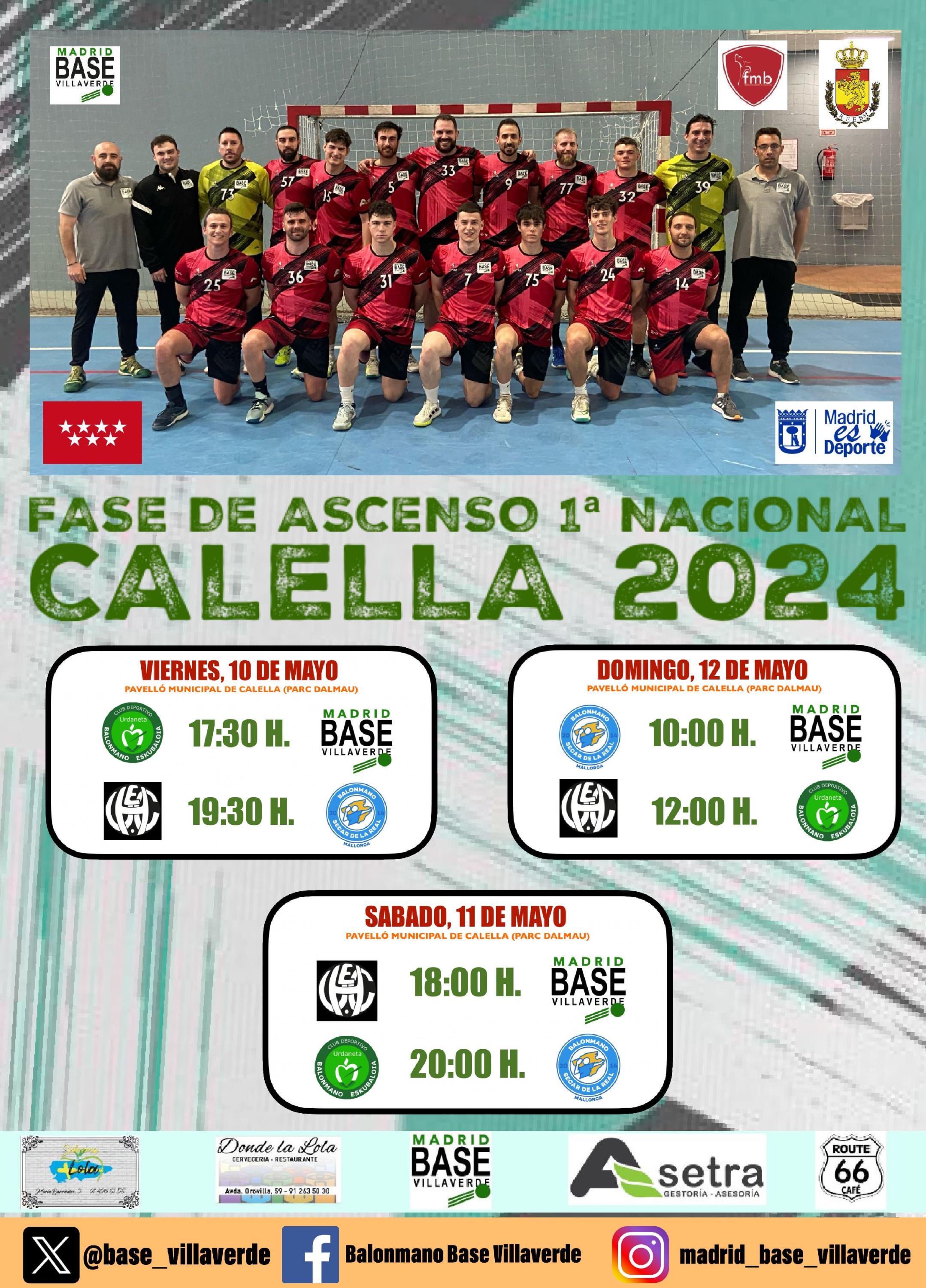 FASE DE ASCENSO A 1ª NACIONAL EN CALELLA