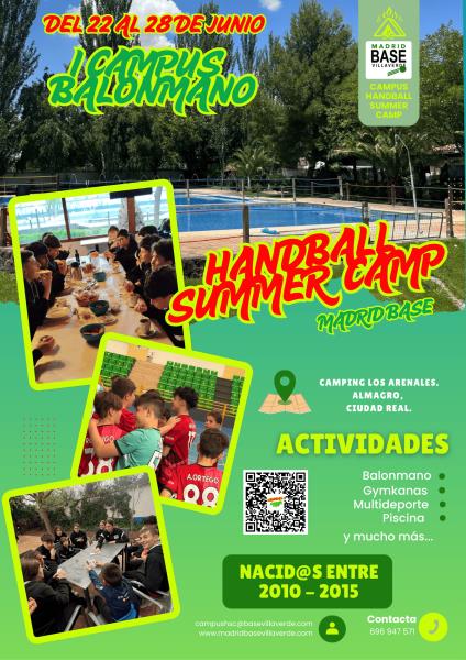 I EDICION DEL HANDBALL SUMMER CAMP MADRID BASE 