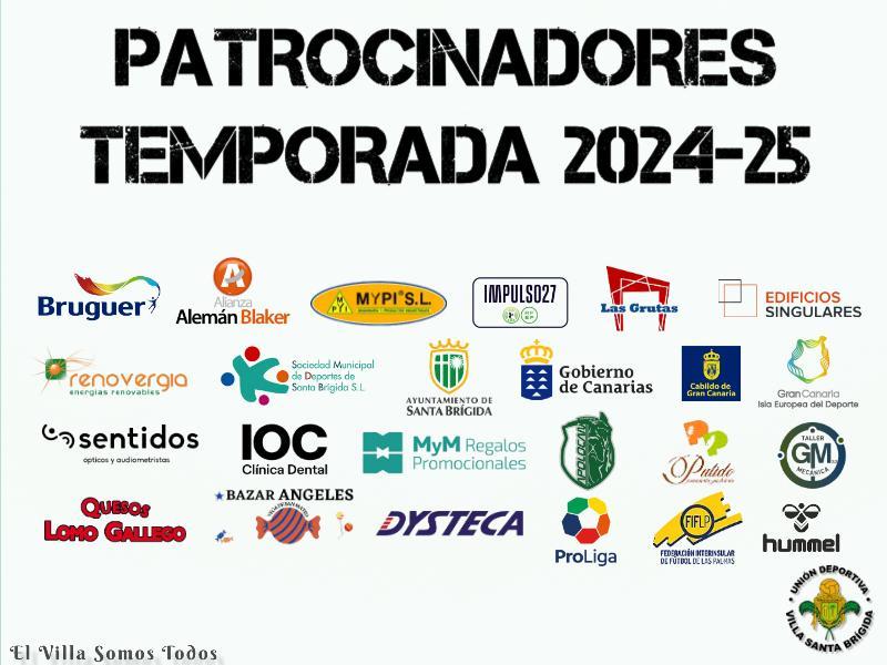 Agradecimiento a nuestros Patrocinadores de la temporada 2024-2025