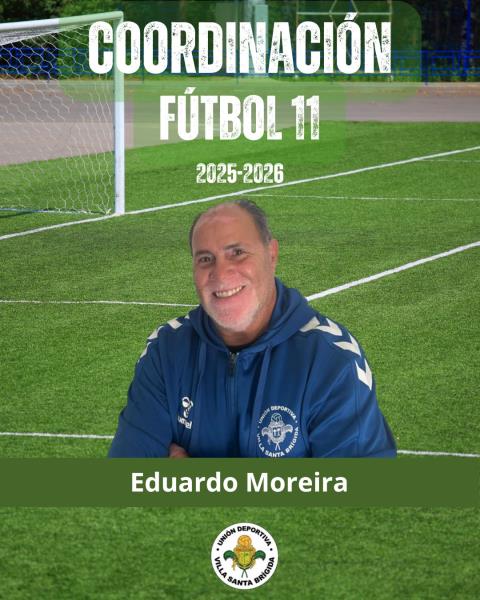 Eduardo Moreira seguirá siendo el Coordinador de Fútbol 11
